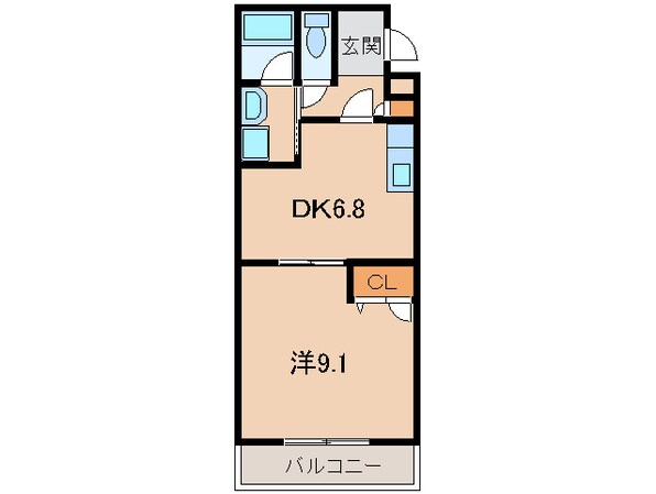 和歌山市駅 バス6分  花王橋下車：停歩11分 2階の物件間取画像